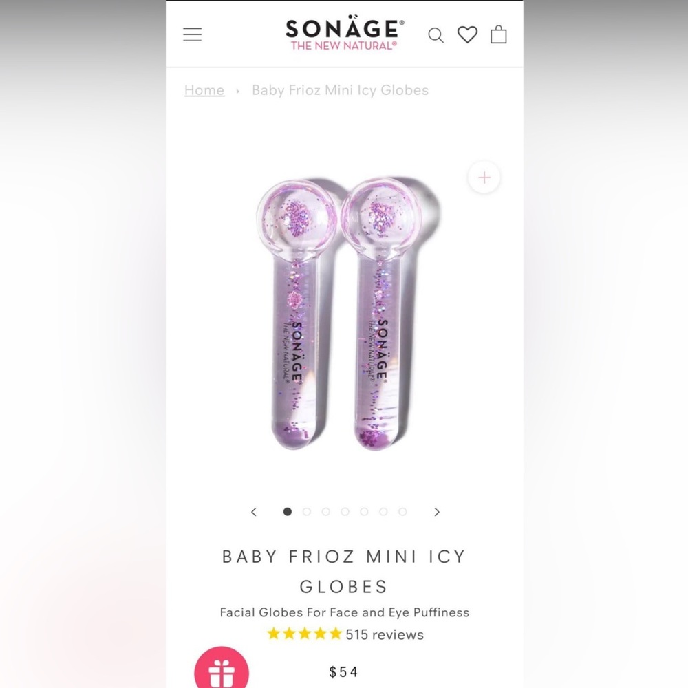 NEW facial ice globes